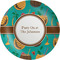 Coconut Drinks Melamine Salad Plate - 8" (Personalized)