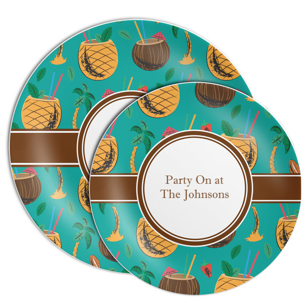 Coconut Drinks Melamine Plates - PARENT/MAIN
