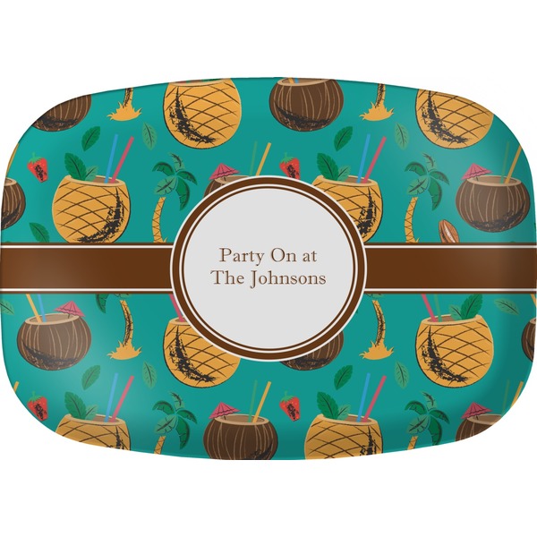 Custom Coconut Drinks Melamine Platter (Personalized)