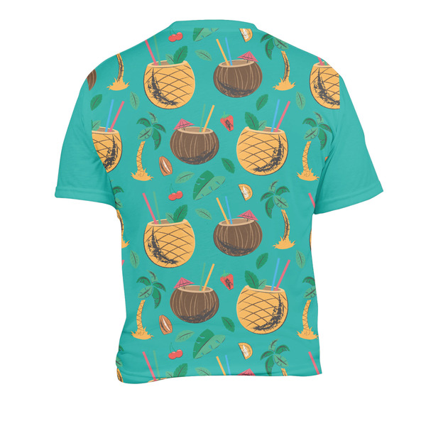 Coconut Drinks Men's Crew Neck T Shirt Medium - Back