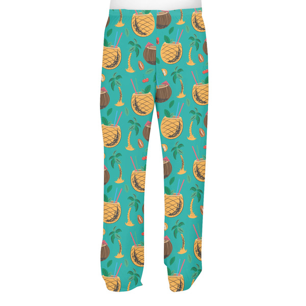 Coconut Drinks Men's Pjs Back - on model
