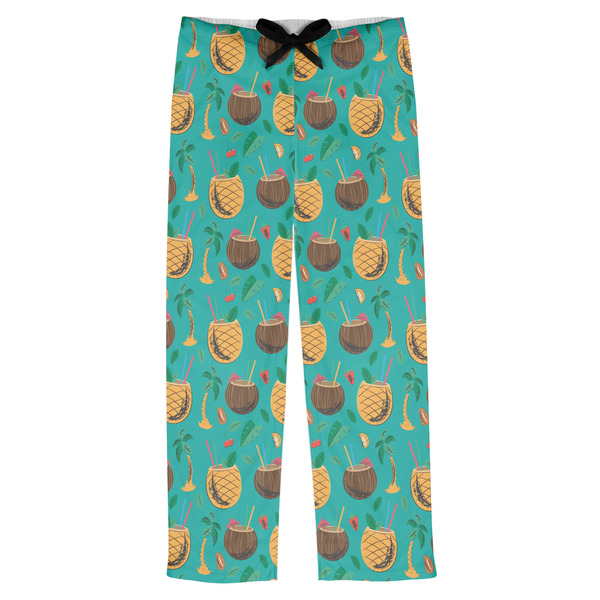 Custom Coconut Drinks Mens Pajama Pants - L