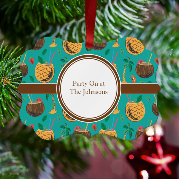 Coconut Drinks Metal Benilux Ornament - Lifestyle