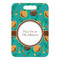 Coconut Drinks Metal Luggage Tag - Front Without Strap