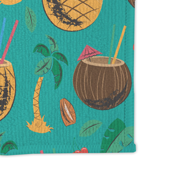 Coconut Drinks Microfiber Dish Rag - DETAIL