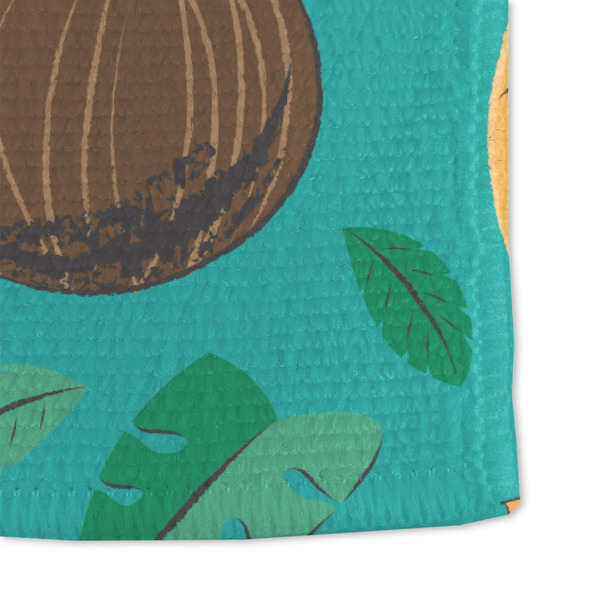 Coconut Drinks Microfiber Dish Towel - DETAIL