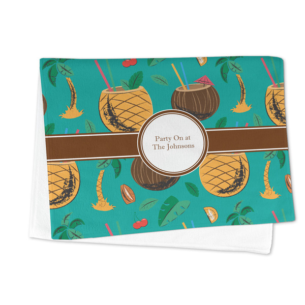 Coconut Drinks Microfiber Dish Towel - FOLDED HALF