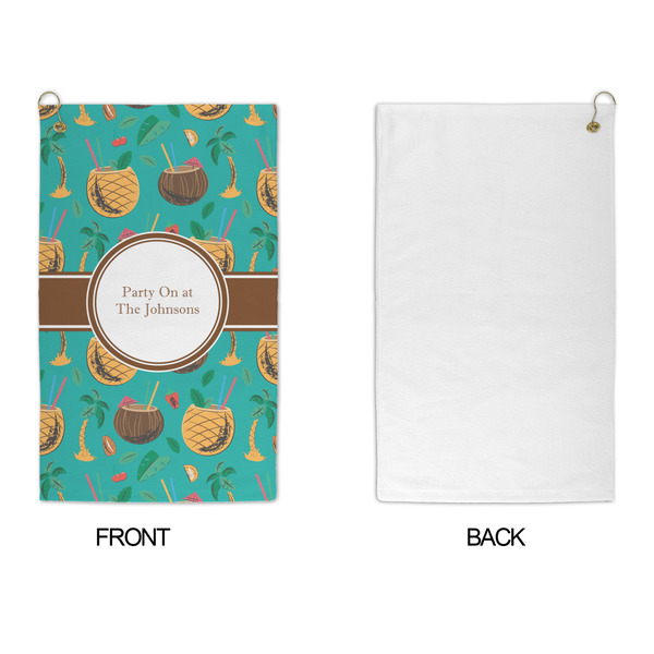 Coconut Drinks Microfiber Golf Towels - APPROVAL