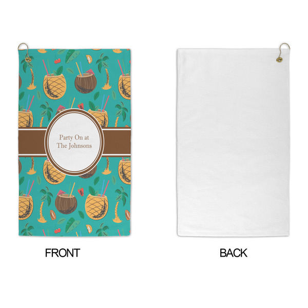 Coconut Drinks Microfiber Golf Towels - APPROVAL