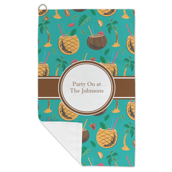 Coconut Drinks Microfiber Golf Towels - FOLD
