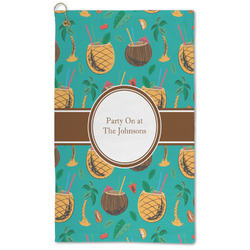 Coconut Drinks Microfiber Golf Towel (Personalized)