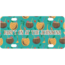 Coconut Drinks Mini / Bicycle License Plate (4 Holes) (Personalized)