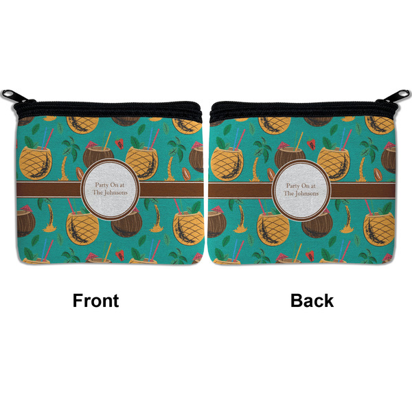 Coconut Drinks Neoprene Coin Purse - Front & Back (APPROVAL)