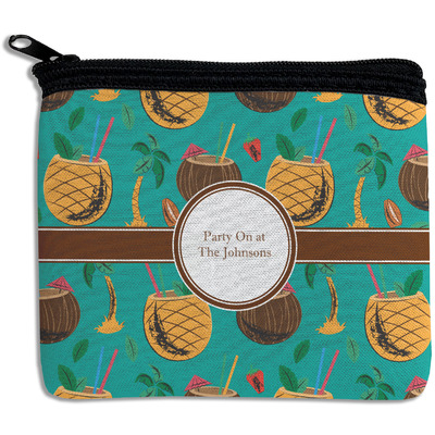 Coconut Drinks Rectangular Coin Purse (Personalized)