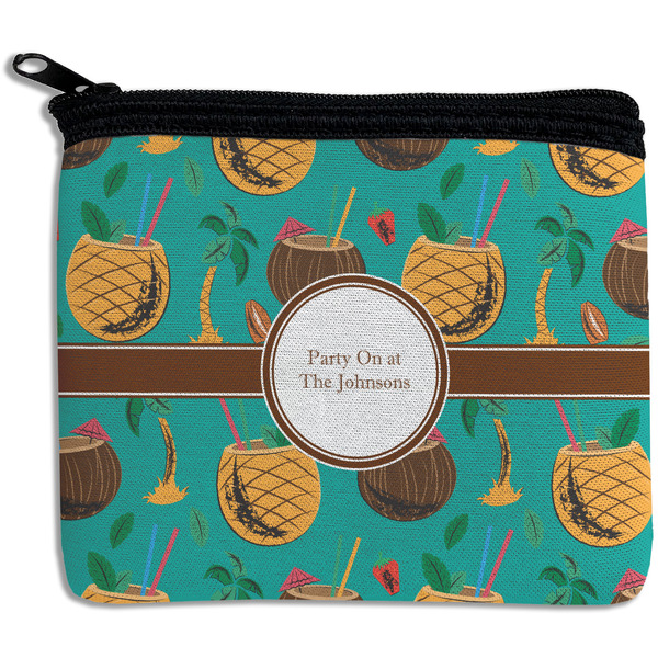 Custom Coconut Drinks Rectangular Coin Purse (Personalized)