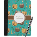 Coconut Drinks Notebook Padfolio - Large w/ Name or Text