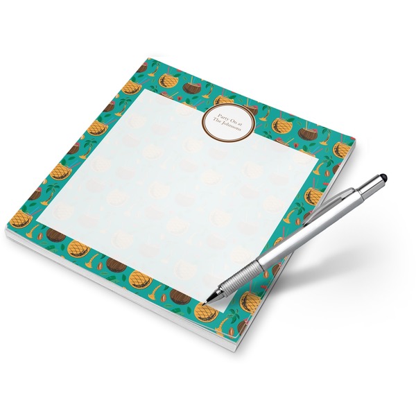 Custom Coconut Drinks Notepad (Personalized)