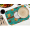 Coconut Drinks Octagon Placemat - Single front (LIFESTYLE) Flatlay