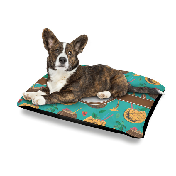 Coconut Drinks Outdoor Dog Beds - Medium - IN CONTEXT