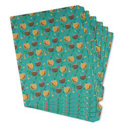Coconut Drinks Binder Tab Divider - Set of 6 (Personalized)
