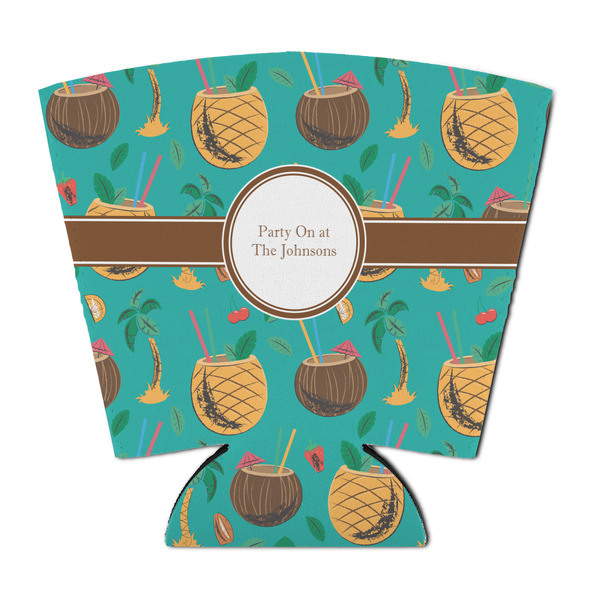 Custom Coconut Drinks Party Cup Sleeve - with Bottom (Personalized)