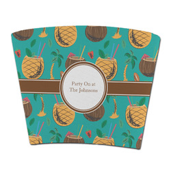 Coconut Drinks Party Cup Sleeve - without bottom (Personalized)