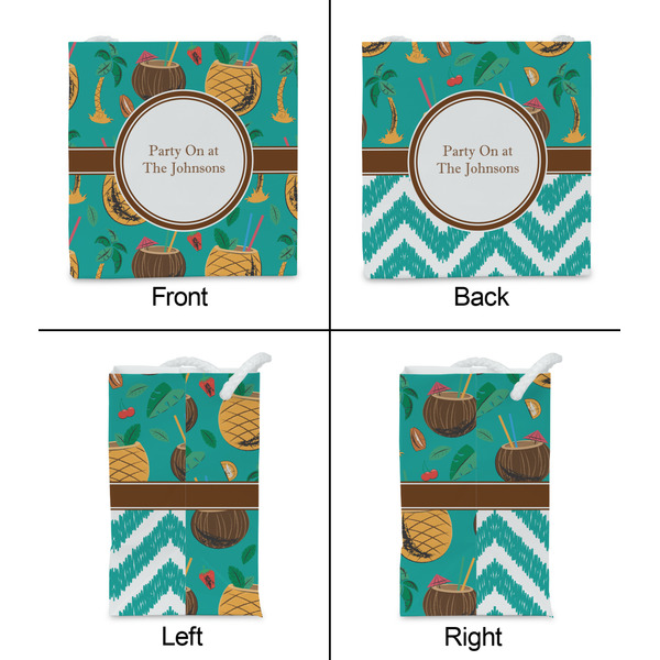 Coconut Drinks Party Favor Gift Bag - Gloss - Approval