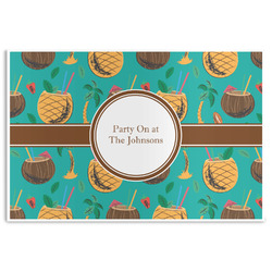 Coconut Drinks Disposable Paper Placemats (Personalized)