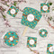 Coconut Drinks Party Supplies Combination Image - All items - Plates, Coasters, Fans
