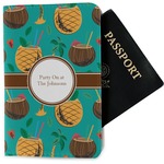 Coconut Drinks Passport Holder - Fabric (Personalized)