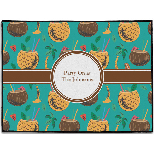 Custom Coconut Drinks Door Mat - 24"x18" (Personalized)