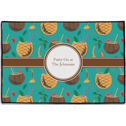 Coconut Drinks Door Mat - 36"x24" (Personalized)