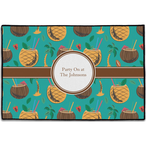 Custom Coconut Drinks Door Mat - 36"x24" (Personalized)