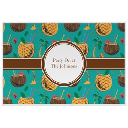 Coconut Drinks Laminated Placemat w/ Name or Text