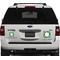 Coconut Drinks Personalized Square Car Magnets on Ford Explorer