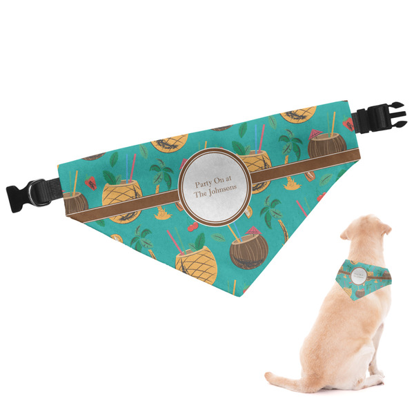 Custom Coconut Drinks Dog Bandana - Small (Personalized)