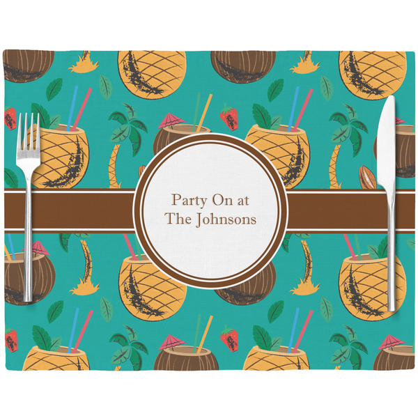 Coconut Drinks Placemat with Props