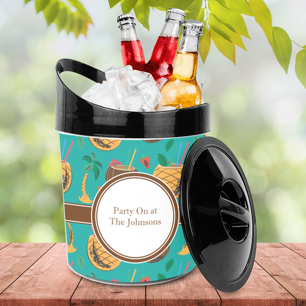 Coconut Drinks Plastic Ice Bucket - LIFESTYLE