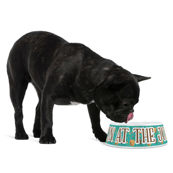 Coconut Drinks Plastic Pet Bowls - Medium - LIFESTYLE