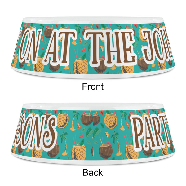 Coconut Drinks Plastic Pet Bowls - Small - APPROVAL