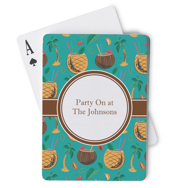 Custom Coconut Drinks Playing Cards (Personalized)