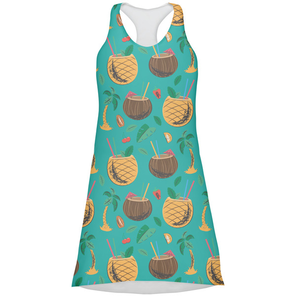 Custom Coconut Drinks Racerback Dress - X Large