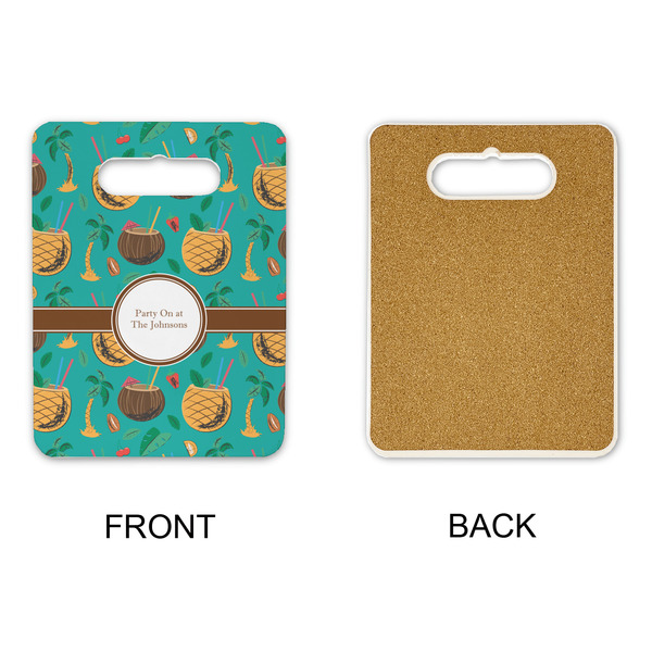 Coconut Drinks Rectangle Trivet with Handle - APPROVAL