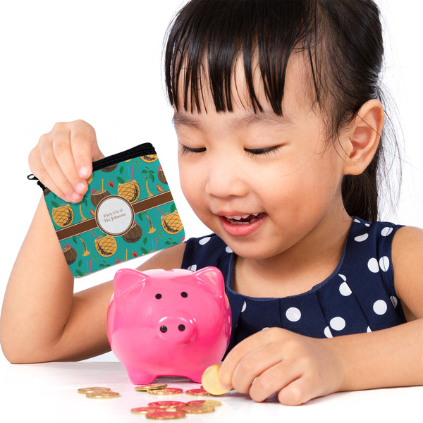 Coconut Drinks Rectangular Coin Purses - LIFESTYLE (child)