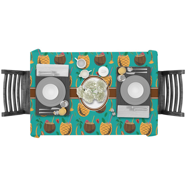 Coconut Drinks Rectangular Tablecloths - LIFESTYLE