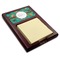 Coconut Drinks Red Mahogany Sticky Note Holder - Angle