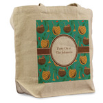 Coconut Drinks Reusable Cotton Grocery Bag (Personalized)