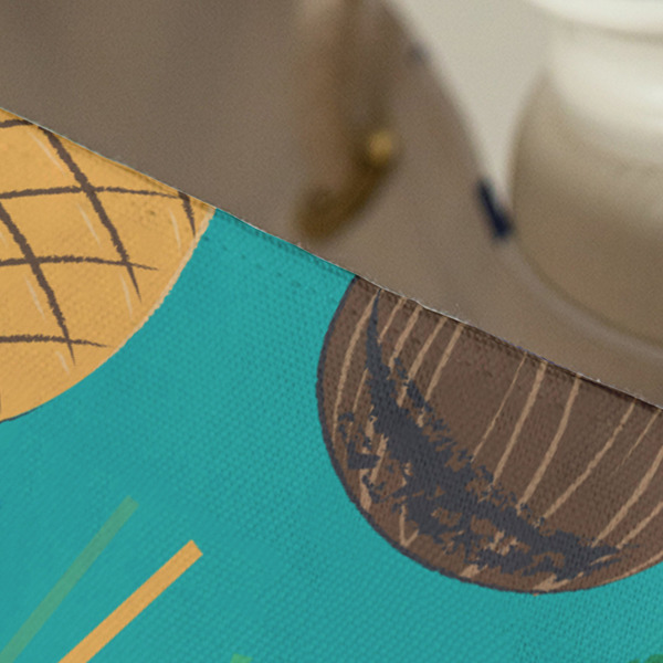 Coconut Drinks Large Rope Tote - Close Up View