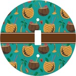 Coconut Drinks Round Light Switch Cover