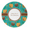 Coconut Drinks Round Paper Coaster - Approval